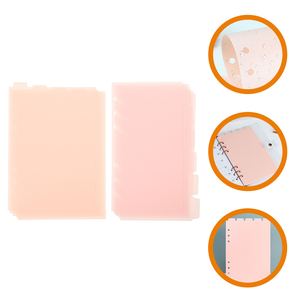 Index Tab Divider - 2Sets Notebook Index Dividers Colored Plastic