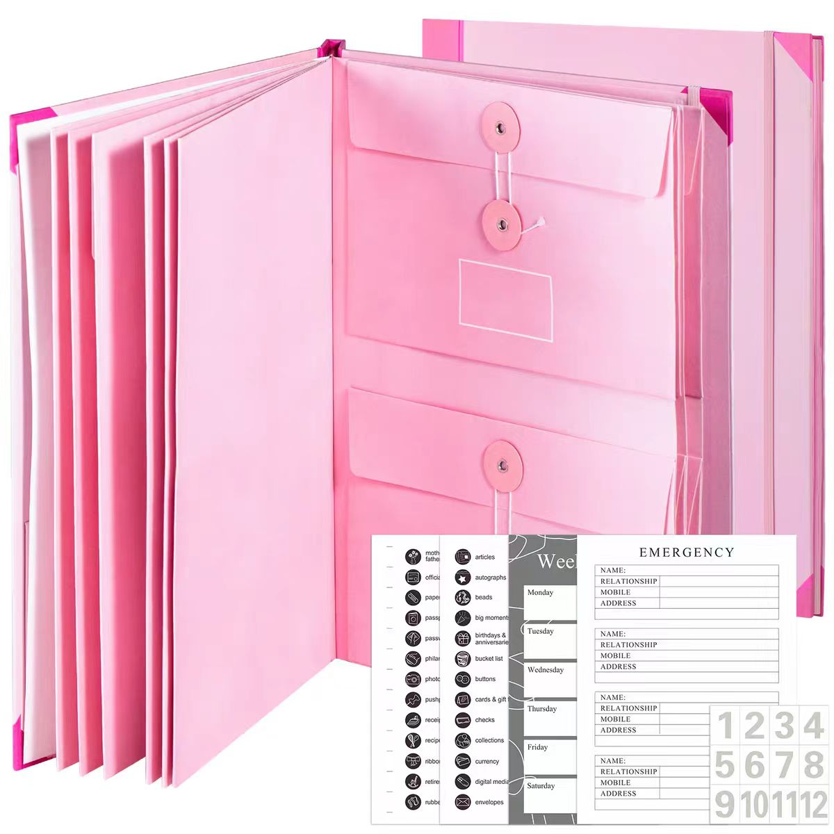 Portfolio Folder Zip - New Arrival File Folders With Labels,cute