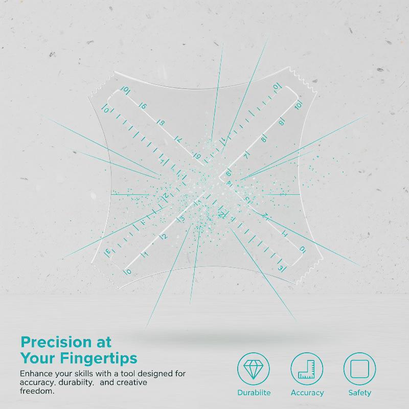 Acrylic Transparent Density Ru - Ruler Set Transparent review and price