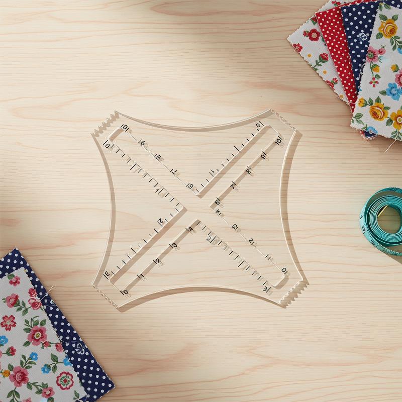 Acrylic Transparent Knitting D - Ruler Set Transparent review and price