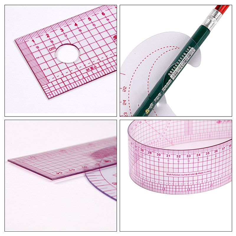 French Curve Cutting Ruler Fas - Ruler Set Transparent review and price