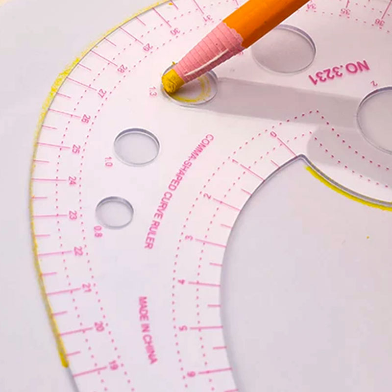 French Curve Cutting Ruler Fas - Ruler Set Transparent review and price
