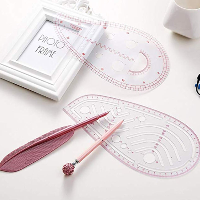 French Curve Cutting Ruler Fas - Ruler Set Transparent review and price