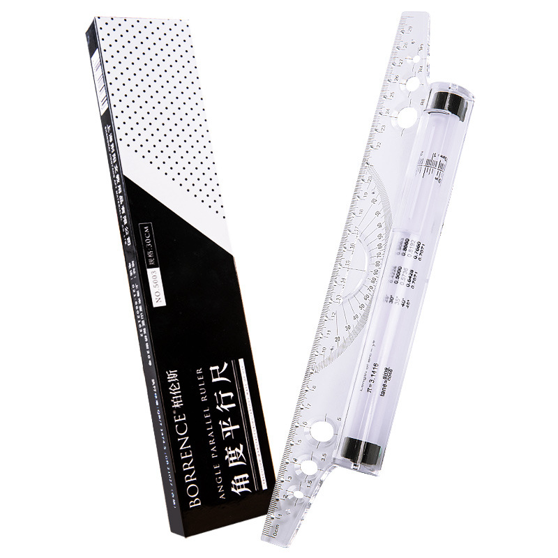30cm Transparent Parallel Roll - Ruler Set Transparent review and price