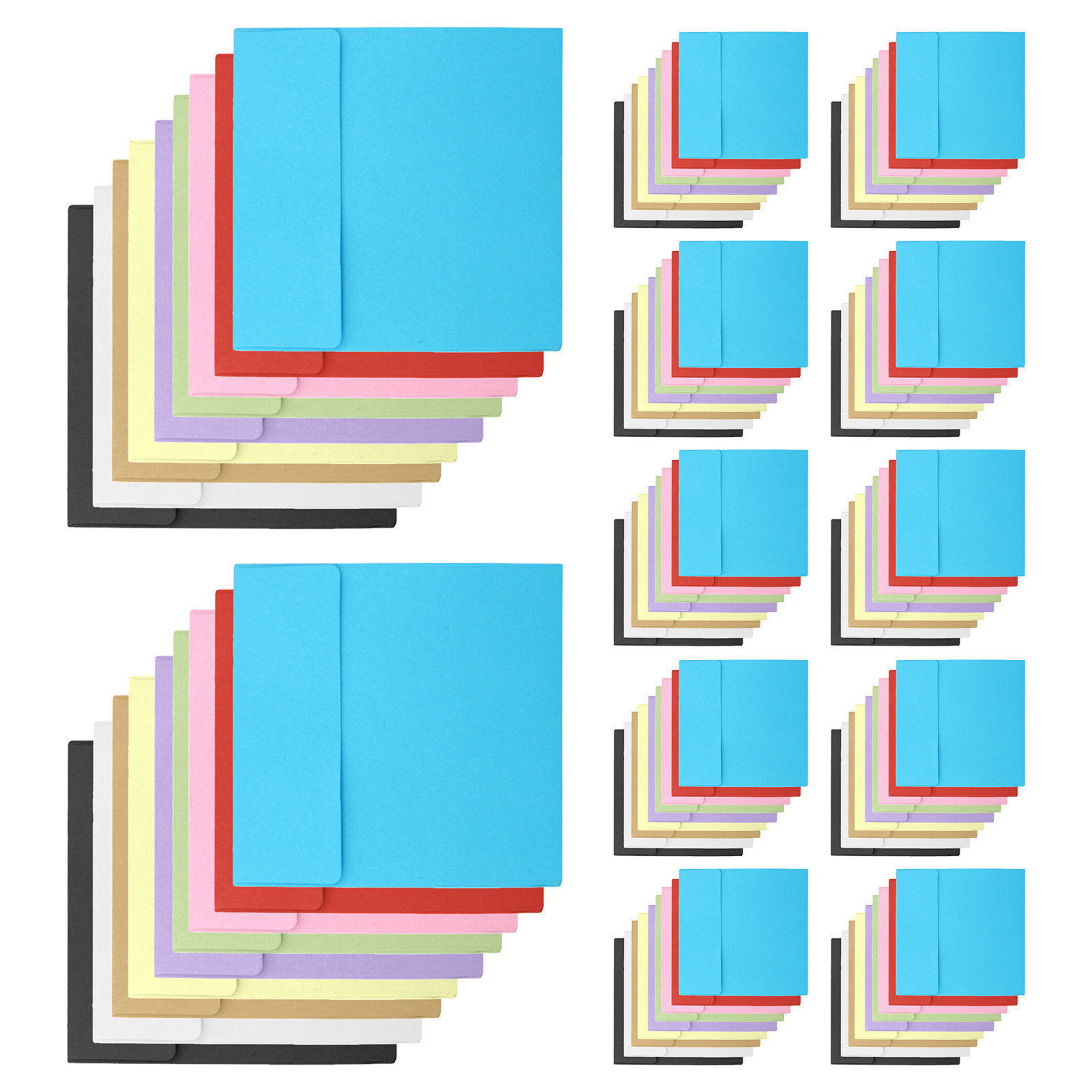 100Pcs Blank Kraft Envelopes 1 - Letter Envelope Kraft review and price