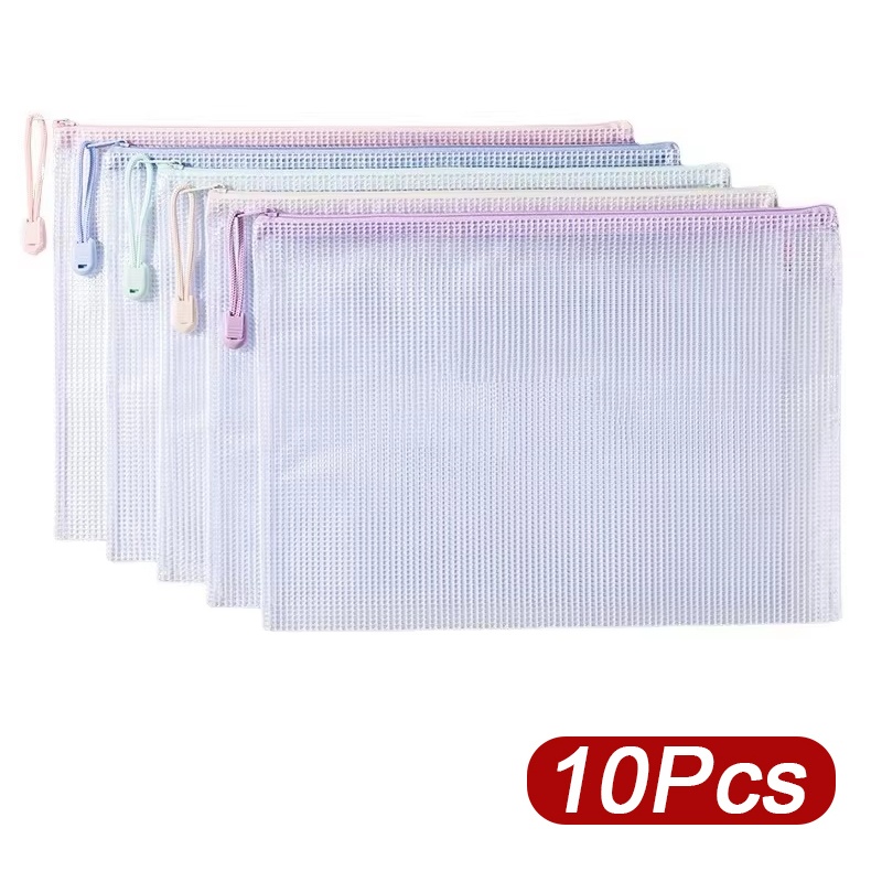 5-30pcs Zipper Mesh Bag A4/A5  - Stationery Warehouse review and price