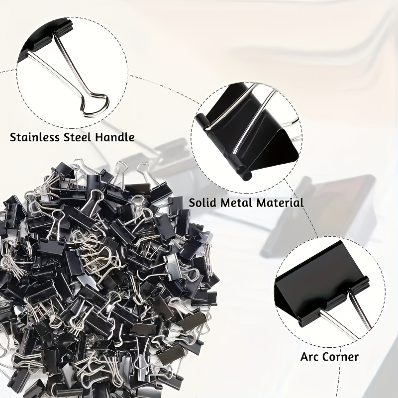 Colored & Black Binder Clips O - Stationery Warehouse review and price