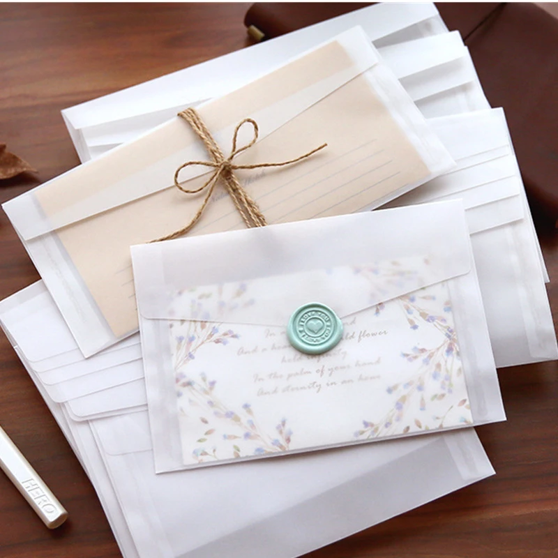 A5 A6 Sulfuric acid paper tran - Letter Envelope Kraft review and price