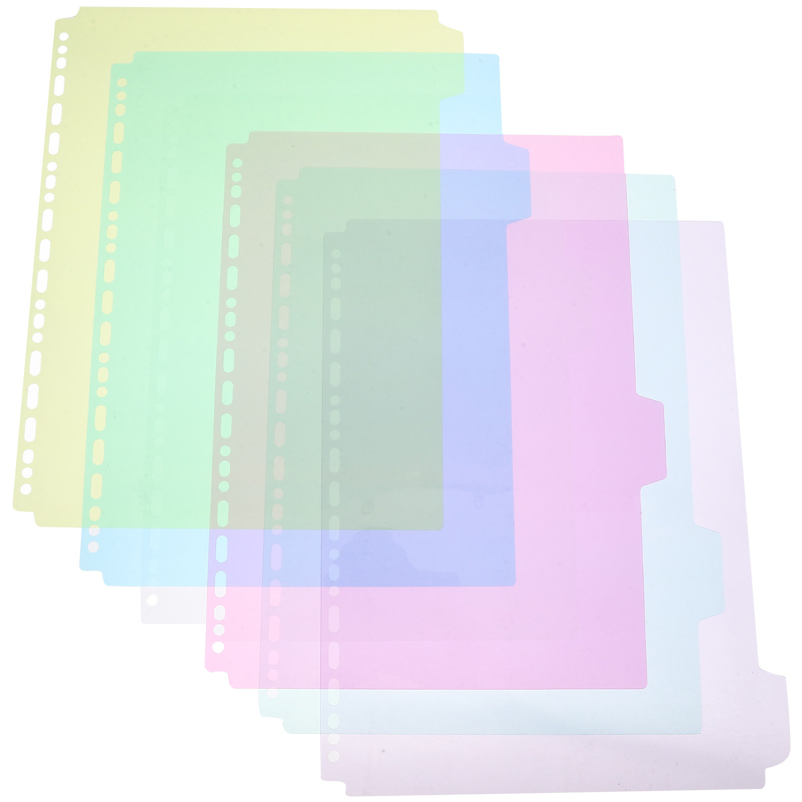 6Pcs Plastic Tabbed Binder Div - Index Tab Divider review and price