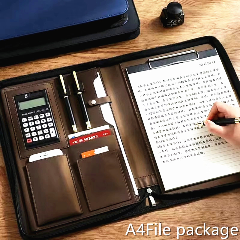 PU Leather Portafolio A4 Docum - Portfolio Folder Zip review and price