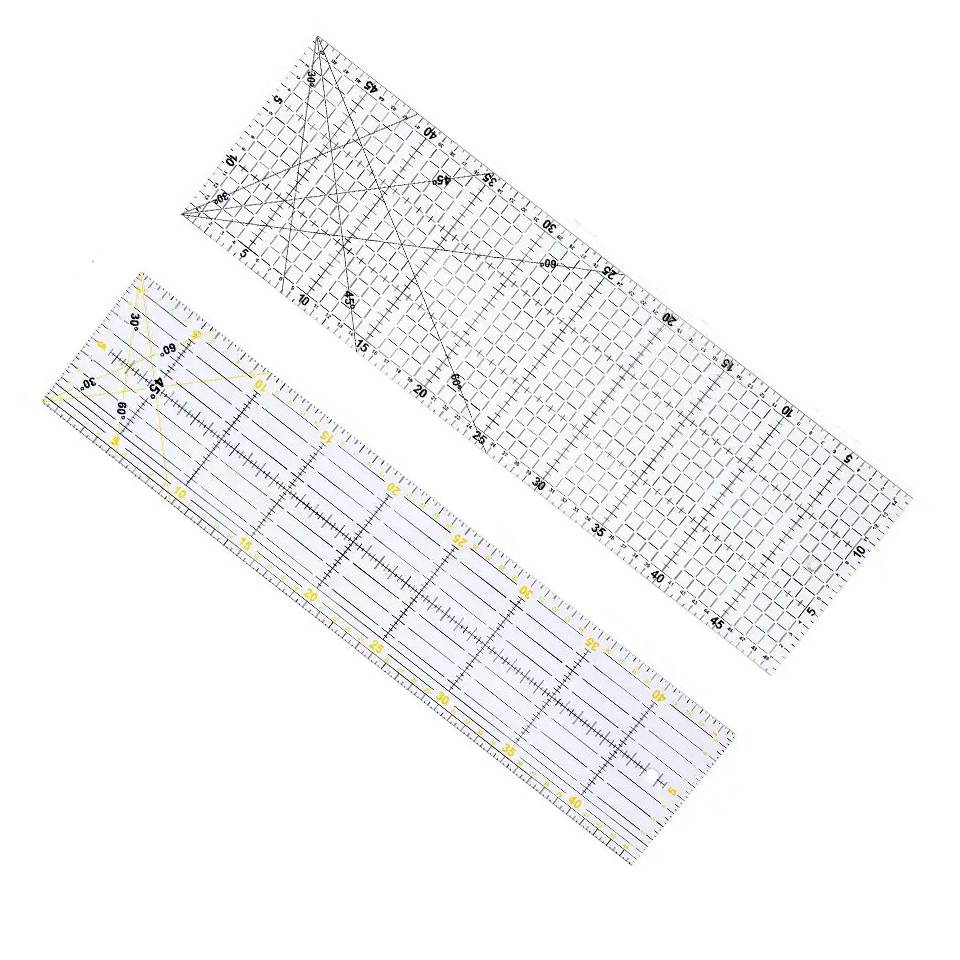 Fenrry Multisize Acrylic Patch - Ruler Set Transparent review and price